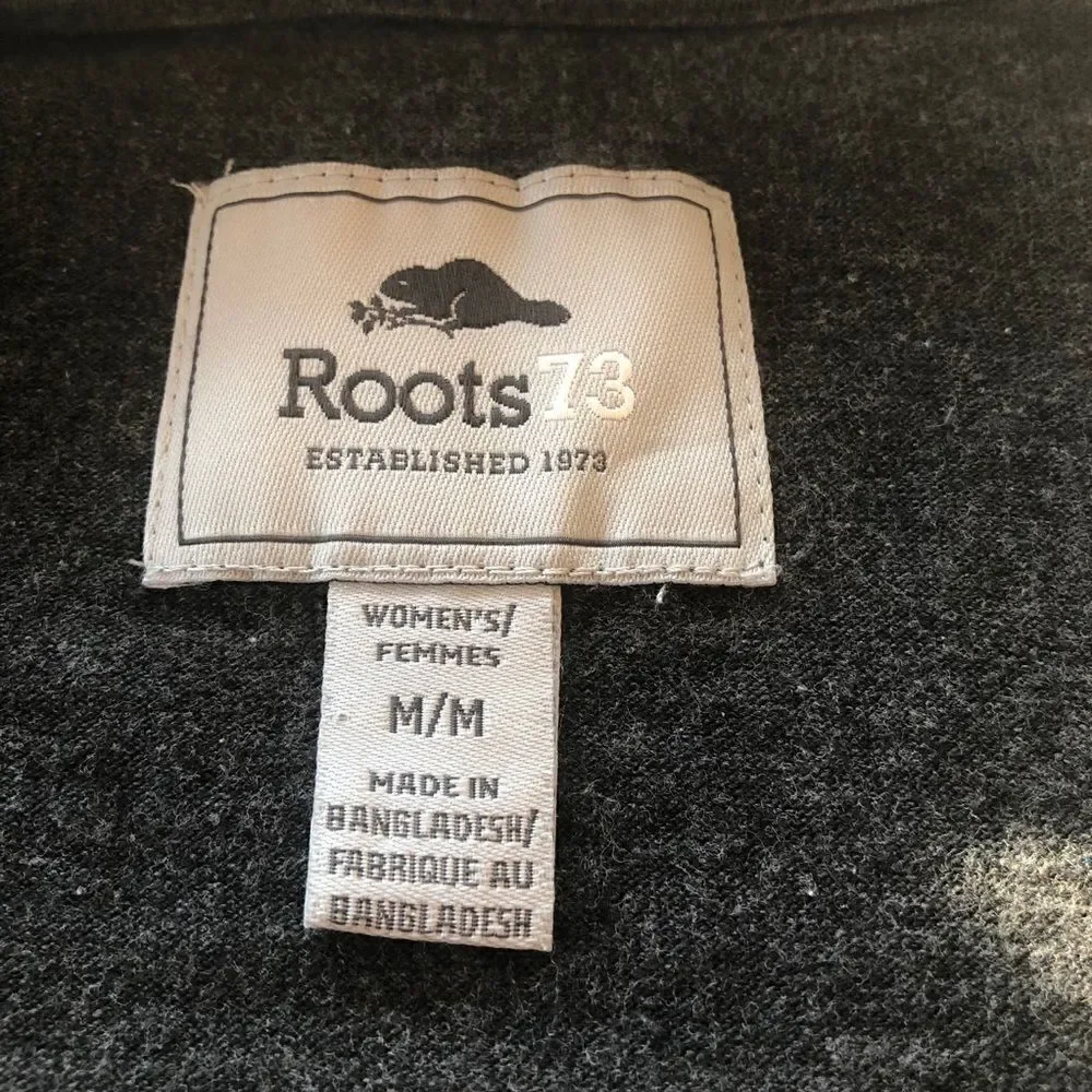 Roots Trent River Knit Fennel Neck Gray Jacket